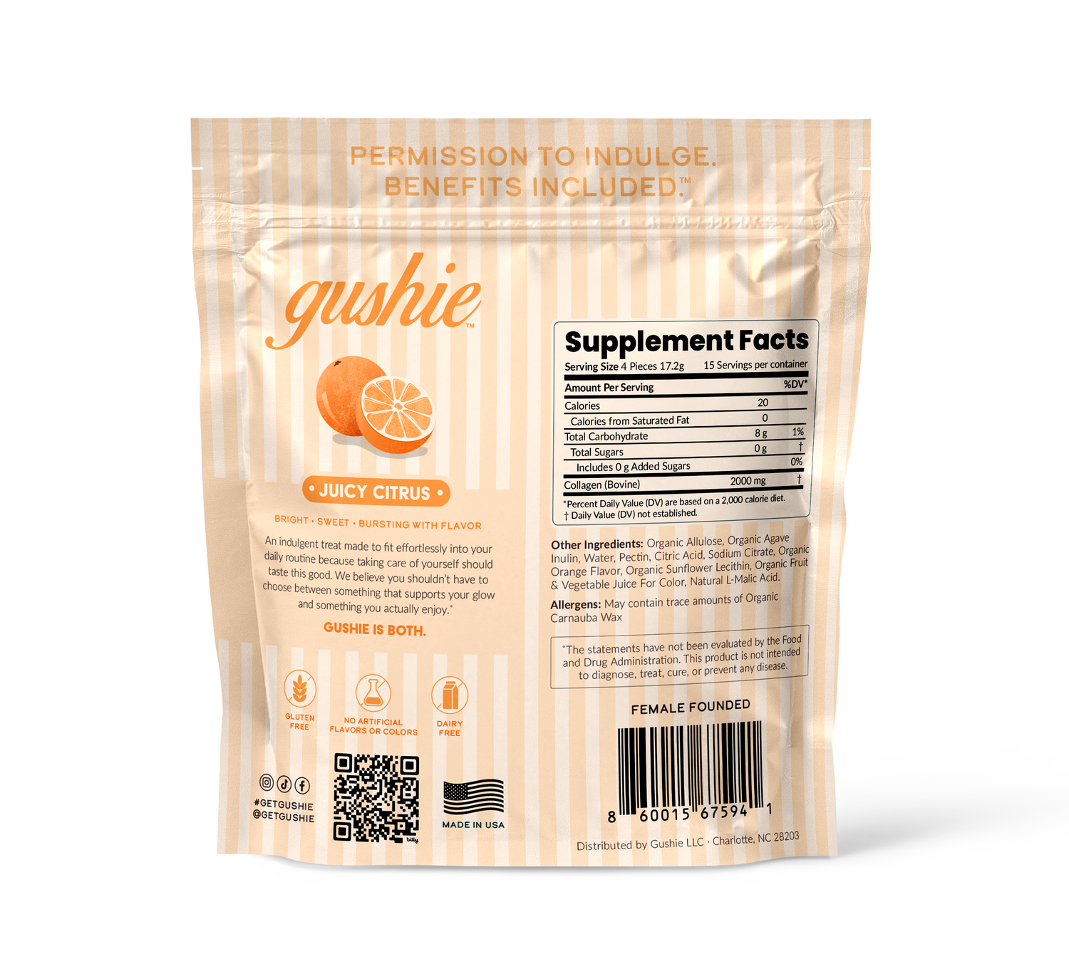 Juicy Citrus | Collagen Peptide Gummies