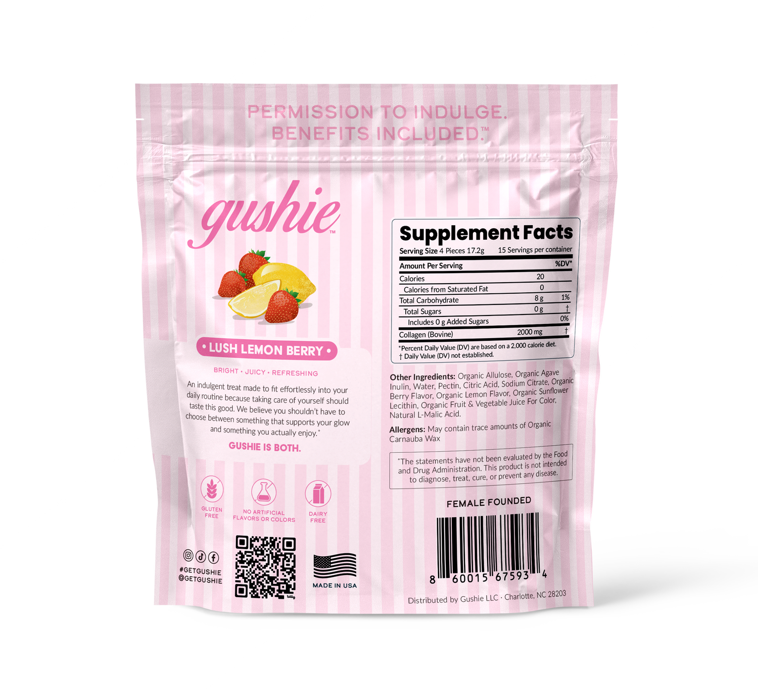 Lush Lemon Berry | Collagen Peptide Gummies